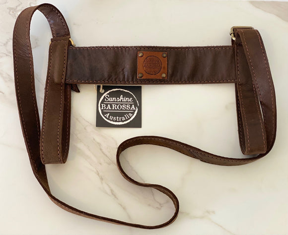 LEATHER RUG STRAP - Brown