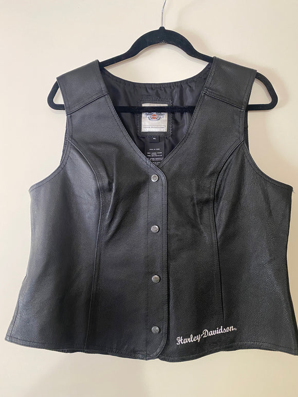 Harley Davidson Leather Vest - Women's