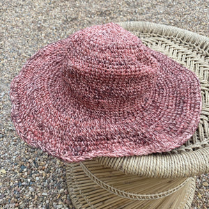 Polly Hemp Hat - Peony