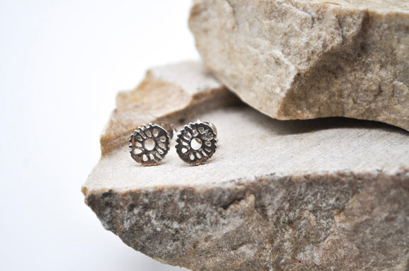 SHE WILL BLOOM STUDS - Silver
