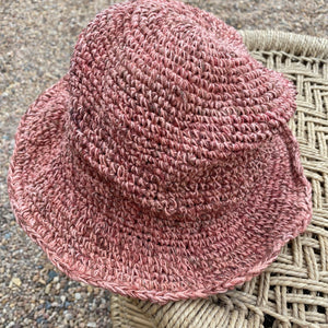 Peggie Hemp Bucket Hat - Peony